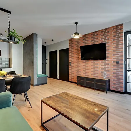 Doki Living - Foodhall & Parking By Downtown Apartament Gdańsk