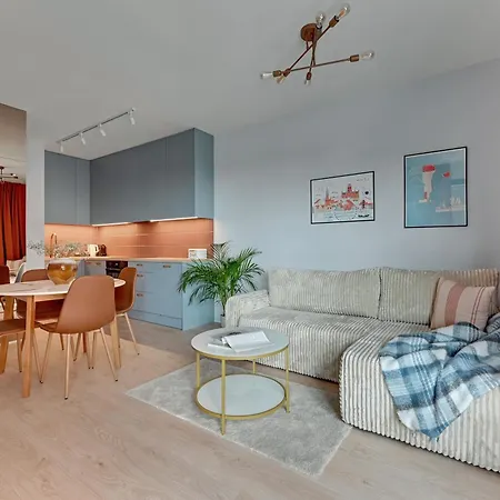 Apartament Doki Living - Foodhall & Parking By Downtown Gdańsk